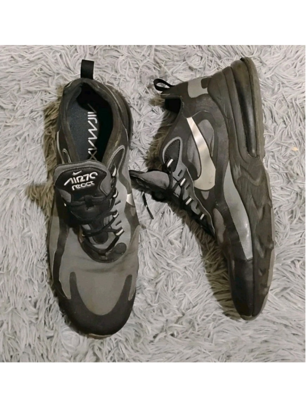 Nike Air Max 270 React WTR Men Size 14 L Side Deflated Sneakers CD2049-001